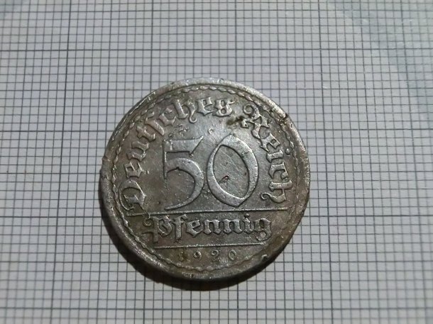 Výmarská republika - Německo (1918–1933) – 50 Pfennig