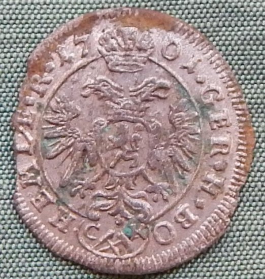 1 Krejcar 1701 Leopold I.