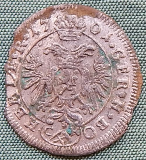 1 Krejcar 1701 Leopold I.