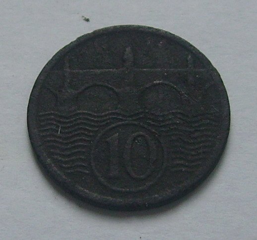 10 haléřů 1923