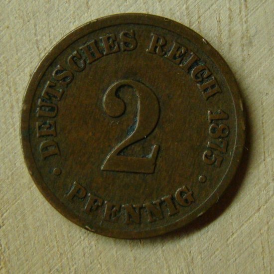 2 pfennig 1875