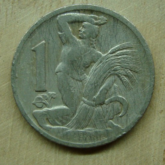 1 koruna 1929