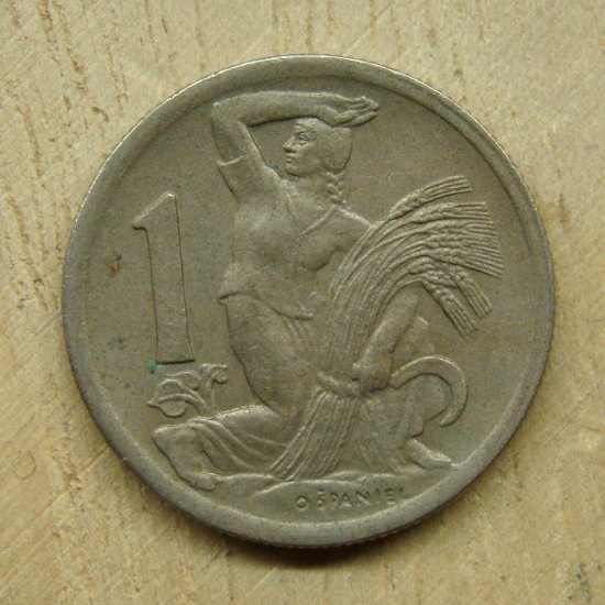 1 koruna 1946