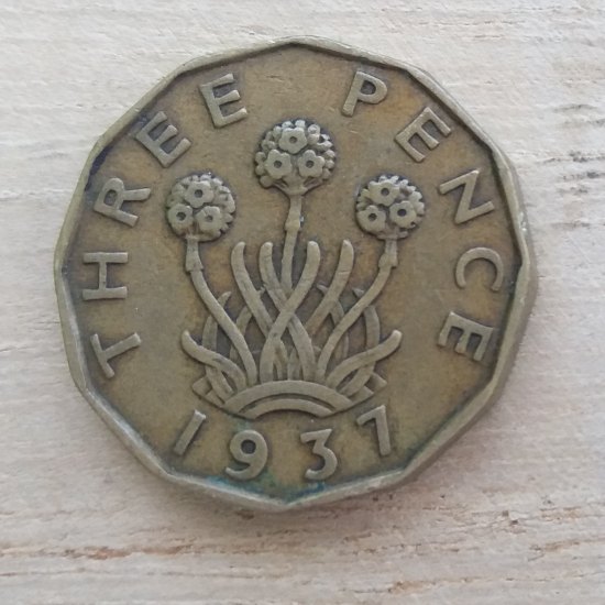 3 pence 1937