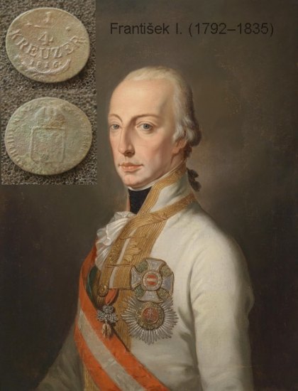 František I. (1792–1835) – 1/4 Kreuzer (Čtvrkrejcar) (č. 612)