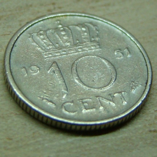 10 cent 1951 Nizozemí