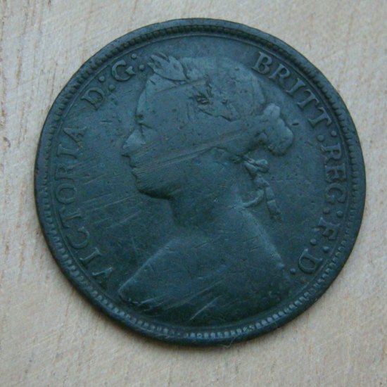 1/2 penny 1883