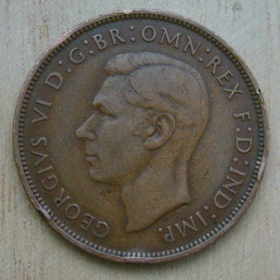 1 penny 1937