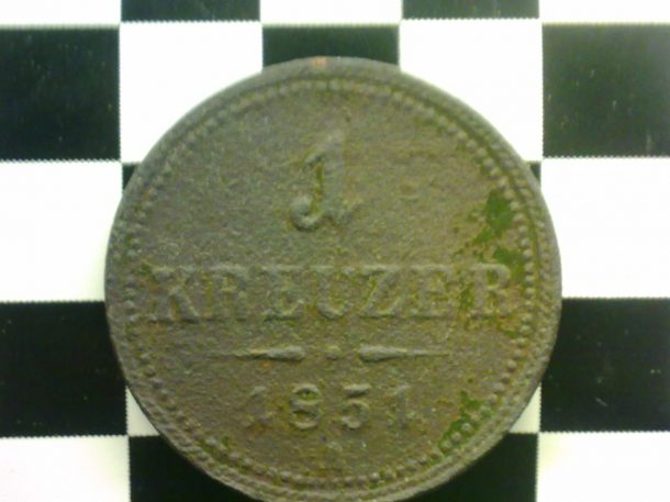 1 kreuzer 1851