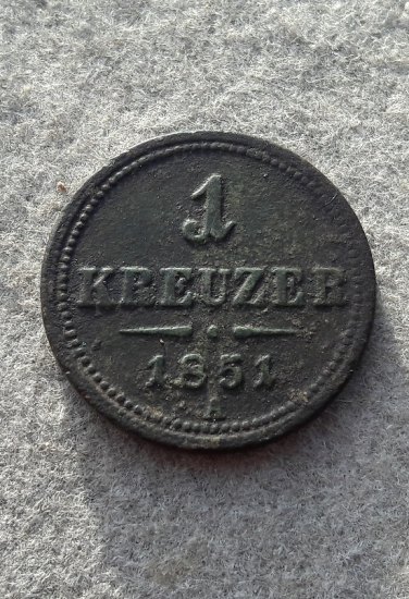 1 Kreuzer 1851