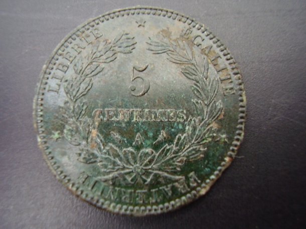 5 centimes 1897