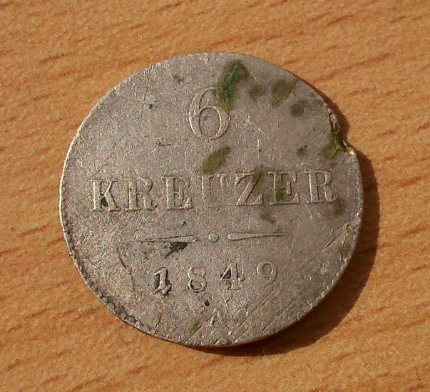 6 Kreuzer 1849