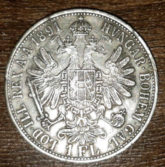 1 florin - zlatník 1891