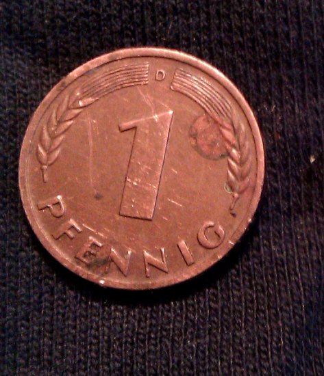 1 pfennig 1949