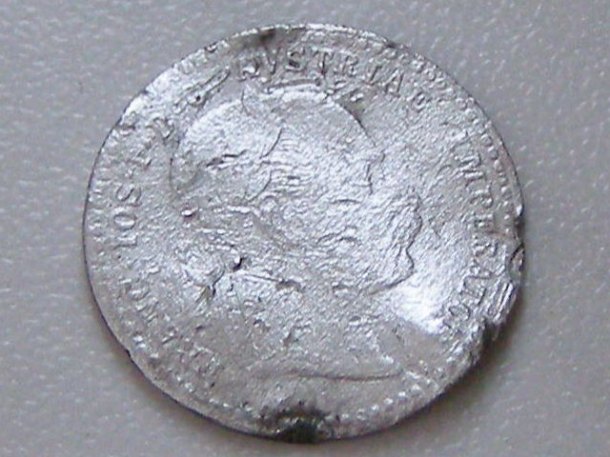 Ag : 10 kreuzer FJI  1872