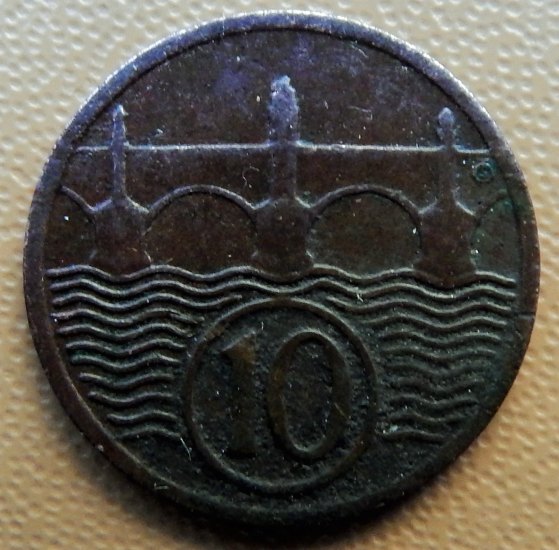 10 Haléřů 1923