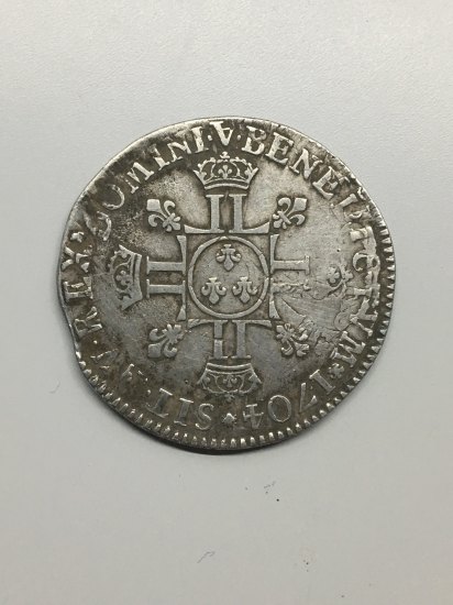 Louis XIV 1/2 Ecu (1704)