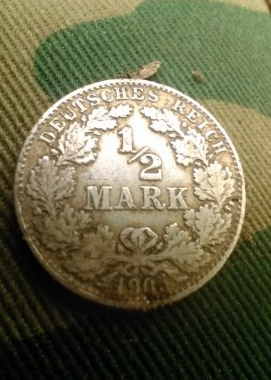 1/2 mark 1905 D