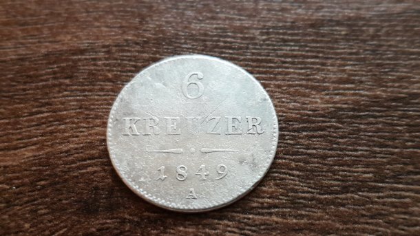 6 kreuzer 1849 A