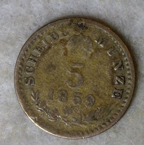 5 kreuzer 1859