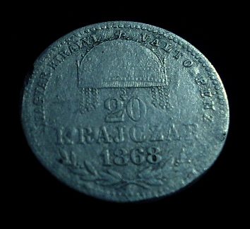 20 krajcár 1868 G.Y.F