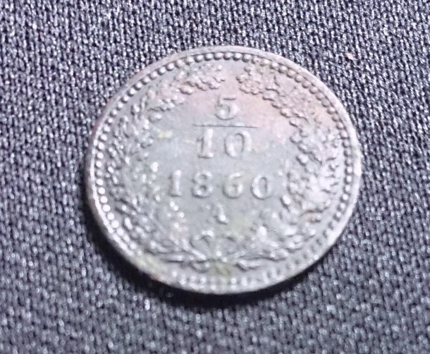 5/10 Kreuzer 1860 A Vídeň