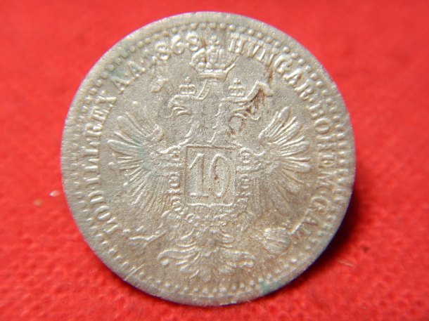 10 kreuzer 1868 b.z.