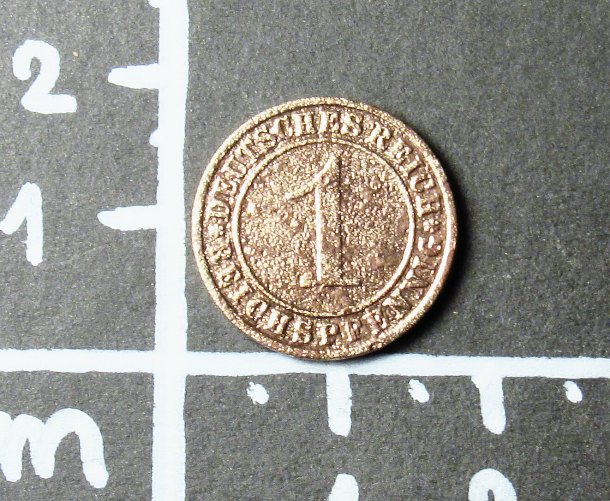 1 říšský pfennig