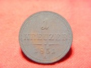 1 kreuzer 1851 A