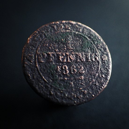 1 Pfennig Johann I. Sasko 1862