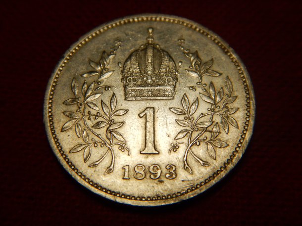 1 koruna F.J. 1893