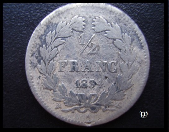 ►1/2 franc 1834◄