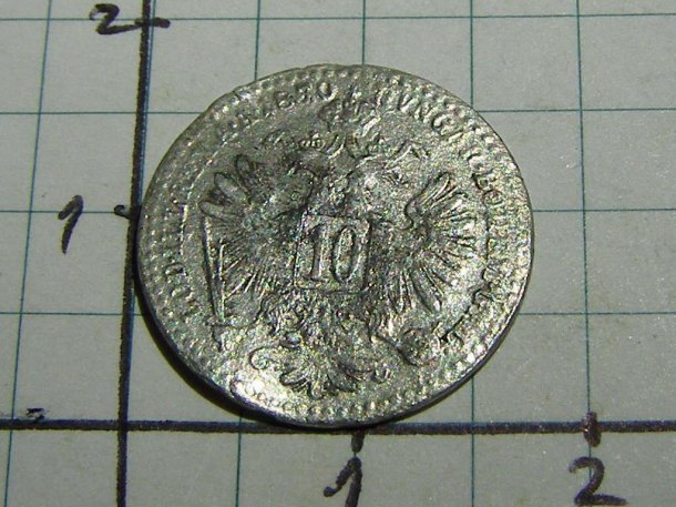 Ag : 10 kreuzer FJI 1870