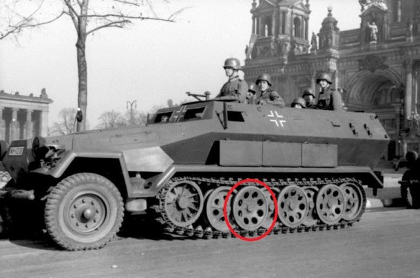 Kolo z Sd.Kfz. 251 - Hakl