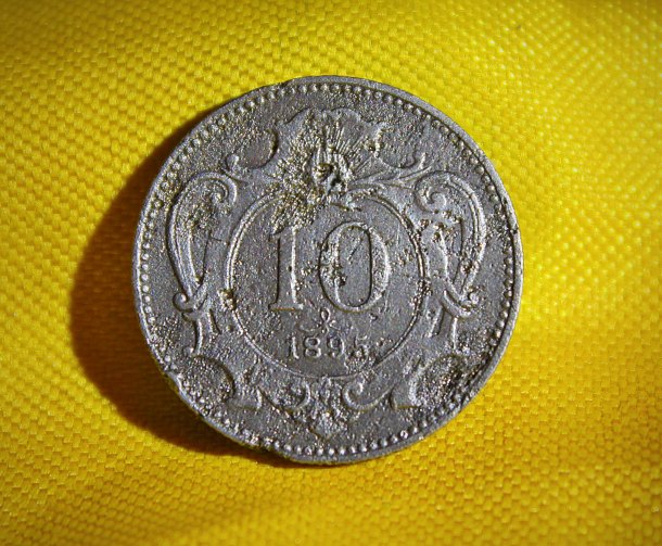 10 Heller (Desetihaléř) 1895