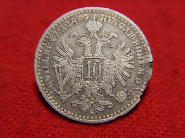 10 kreuzer 1869