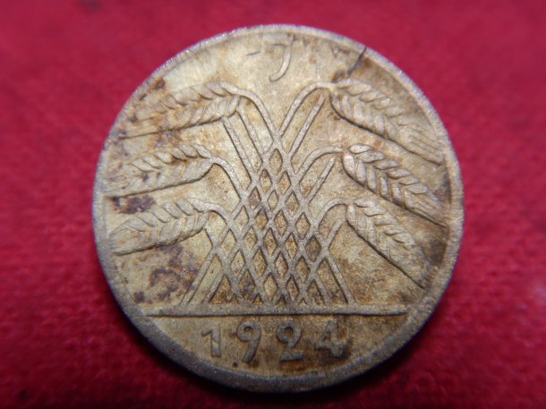 5 rentenpfennig 1924 J