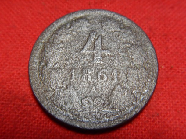 4 kreuzer 1861 A