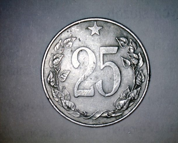 ČSSR  ( 25 Haléř)