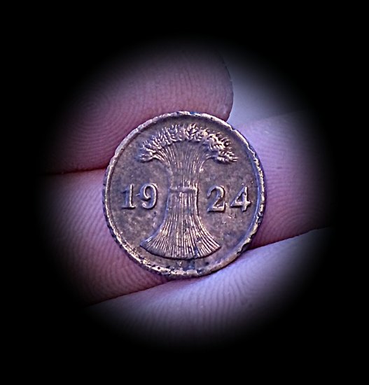 2 Reichspfennig 1924 "F"