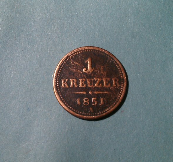 Kreuzer 1851 A