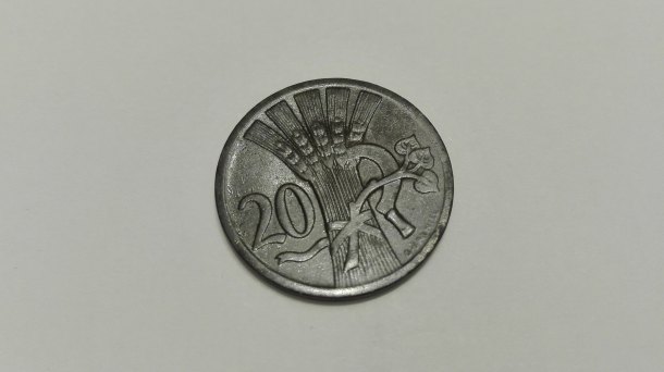 20 haléřů 1926, hezký kus