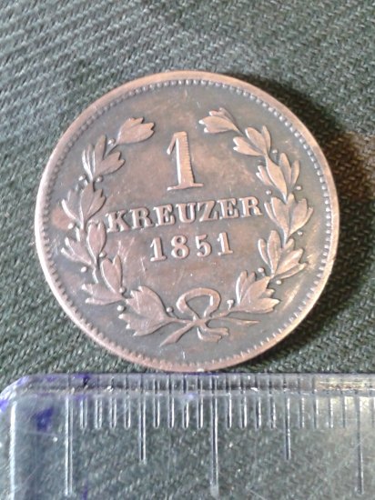 1 kreuzer von Baden