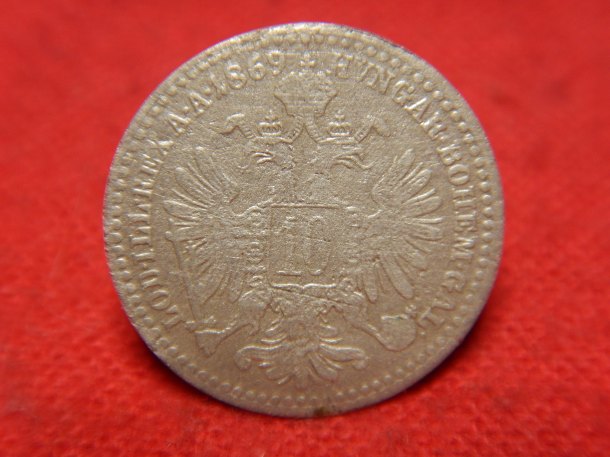 10 kreuzer 1869