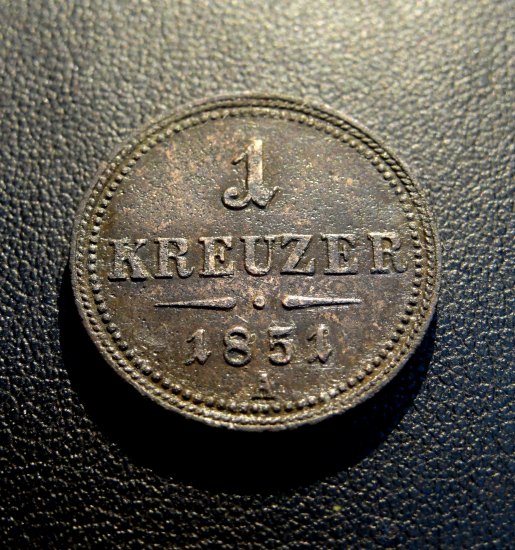 1 Kreuzer 1851 A - top stav :-)