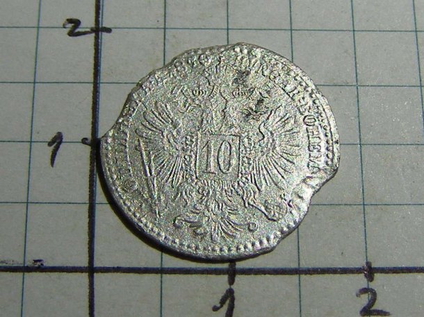 Ag : 10 kreuzer 1870