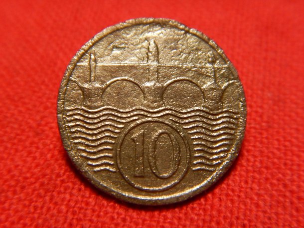 10 haléř 1922