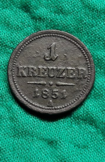 1 Kreuzer 1851