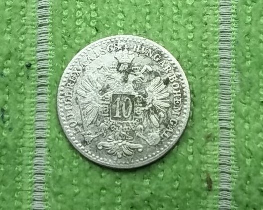 10 Krejcar 1868