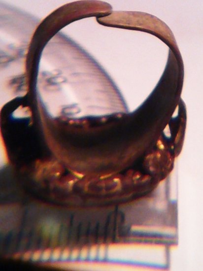 Coin ring GEORGE V KING OF ENGLAND CRUNTIKA(???)